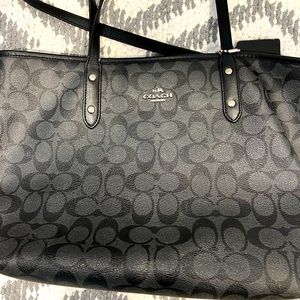 Black coach purse